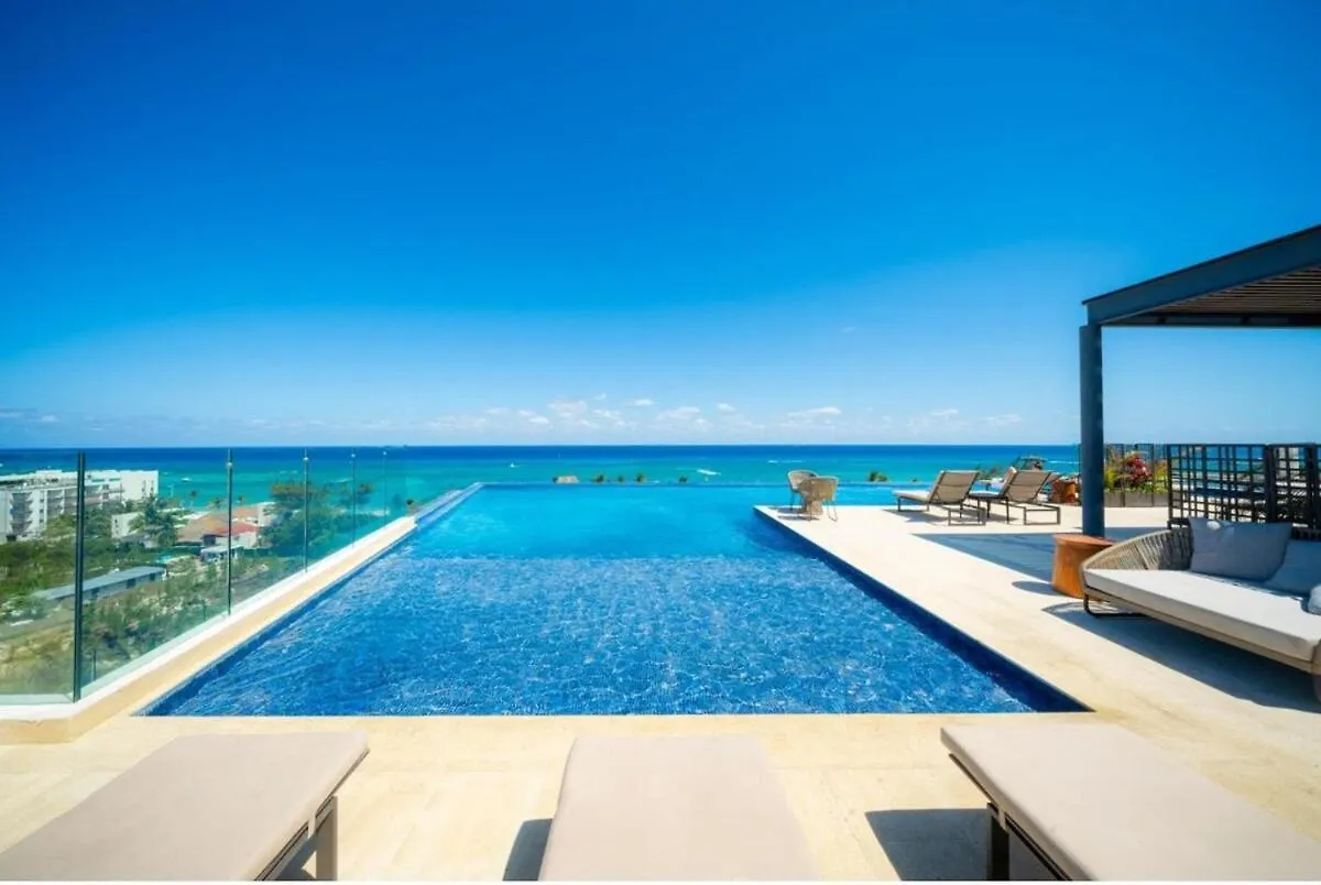 Apartment Marila Brand New Best Infinity Pool Sea View Playa del Carmen Mexico